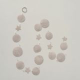 GIRLANDA, 180 CM, SORT