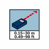 LASERSKI MERILNIK RAZDALJ BOSCH GLM 30 PROFESSIONAL
