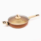 PONEV AMERCOOK GLOBOKA S POKROVOM 28CM INDUKCIJA