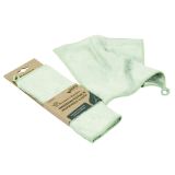 GOSPODINJSKA KRPA IZ BOMBAŽA PURO, ZELENE BARVE, 25X25 CM