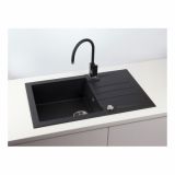 GRANITAL POMIVALNO KORITO ALVEUS ROCK 130, G91 CARBON 780X480 MM