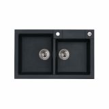 GRANITAL POMIVALNO KORITO ALVEUS ROCK 90, G91 CARBON 780X480 MM