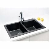 GRANITAL POMIVALNO KORITO ALVEUS ROCK 90, G91 CARBON 780X480 MM