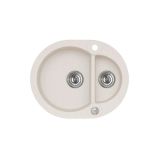 GRANITAL POMIVALNO KORITO ALVEUS ROLL 80, ARCTIC-G11 595X475 MM