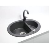 GRANITAL POMIVALNO KORITO ALVEUS ROLL 80, CARBON-G91 595X475 MM