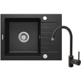 GRANITAL POMIVALNO KORITO DEANTE ZORBA ZQZA 211A SET Z ARMATURO