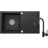 GRANITAL POMIVALNO KORITO DEANTE ZORBA ZQZV 2113 SET Z ARMATURO