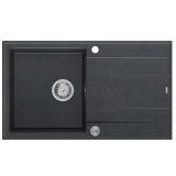 GRANITAL POMIVALNO KORITO QUADRON EVAN 111 ČRN DIAMANT