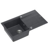 GRANITAL POMIVALNO KORITO QUADRON EVAN 111 ČRN DIAMANT