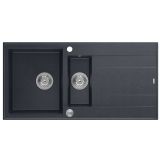 GRANITAL POMIVALNO KORITO QUADRON EVAN 156 ČRN DIAMANT