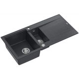 GRANITAL POMIVALNO KORITO QUADRON EVAN 156 ČRN DIAMANT