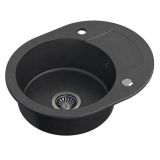 GRANITAL POMIVALNO KORITO QUADRON JOHNNY 216 ČRN