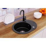 GRANITAL POMIVALNO KORITO QUADRON JOHNNY 216 ČRN