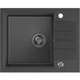 GRANITAL POMIVALNO KORITO QUADRON PETER 116 ČRN