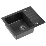 GRANITAL POMIVALNO KORITO QUADRON PETER 116 ČRN