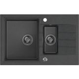 GRANITAL POMIVALNO KORITO QUADRON PETER 156 ČRN