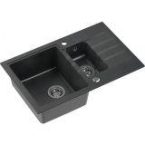 GRANITAL POMIVALNO KORITO QUADRON PETER 156 ČRN