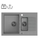 GRANITAL POMIVALNO KORITO QUADRON PETER 156 SIV