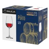KOZAREC ZA VINO GALICIJA 450 ML PORTO BOHEMIA 6/1 ZA RDEČE VINO