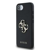 GUESS GUHCPSE4PGT4MBK OVITEK ZA IPHONE 16E - GRAINED - ČRN