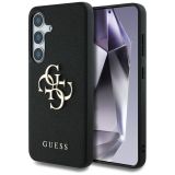 GUESS GUHCS25SPGT4MBK OVITEK ZA SAMSUNG GALAXY S25 5G - GRAINED - ČRN