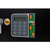 YALE TREZOR GUEST SMALL; VXŠXD 200X310X200 MM, 5,8 KG, 8,6 L, Z ELEKTRONSKA KLJUČAVNICA IN MASTER KODO + KODA GOSTA, ČRNI.