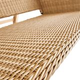 GUGALNIK 3P MEDENA JEKLO Z UČINKOM LESA PLETENO SPUNPOLY