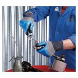 GUMENE ROKAVICE 376 ŠT. L/8 PENASTI NITRILNI PREMAZ