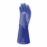 GUMENE ROKAVICE 660 ŠT. XL/10 MODRA KISLINOODPORNA