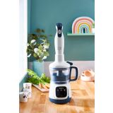 APARAT ZA PRIPRAVO HRANE ZA DOJENČKE TEFAL YUMMY GOURMET EVOLUTIVE, HB55W430, MOČ 600 W, S PALIČNIM MEŠALNIKOM, DIZAJN 4-V-1