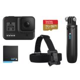 VIDEOKAMERA GOPRO HERO 8 BLACK+BATERIJA SD 32GB+SHORTY+HEADSTRAP
