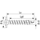VIJAK ZA LESENE KONSTRUK. SPAX HI.FORCE T-STAR 6X60 ZAV=12KOS WIROX