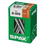 VIJAK ZA LESENE KONSTRUK. SPAX HI.FORCE WIROX 6X100 ZAV=24KOS