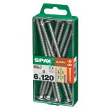 VIJAK ZA LESENE KONSTRUK. SPAX HI.FORCE WIROX 6X120 ZAV=8KOS