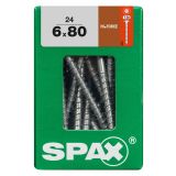VIJAK ZA LESENE KONSTRUK. SPAX HI.FORCE WIROX 6X80 ZAV=24KOS