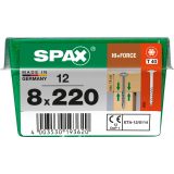 VIJAK ZA LESENE KONSTRUK. SPAX HI.FORCE WIROX 8X220 ZAV=12KOS