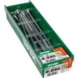 VIJAK ZA LESENE KONSTRUK. SPAX HI.FORCE WIROX 8X240 ZAV=12KOS
