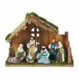 JASLICE GLOSSTYLE HIŠA IN 8 FIGUR IZ PORCELANA