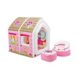 NAPIHLJIVA IGRAČA INTEX HIŠICA ZA PRINCESKE 124X109X122 CM