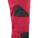 HLAČE CXS SOLIS FLEX DO PASU 56 RDEČE/ČRNA