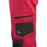 HLAČE CXS SOLIS FLEX DO PASU 60 RDEČE/ČRNA