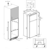 HLADILNIK IN ZAMRZOVALNIK BEKO BDSA180K3SN