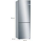 HLADILNIK Z ZAMRZOVALNIKOM BOSCH KGE36ALCA