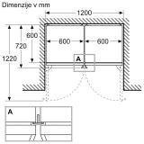 HLADILNIK IN ZAMRZOVALNIK BOSCH KGN39VLCT