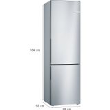 HLADILNIK IN ZAMRZOVALNIK BOSCH KGV39VLEAS