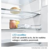 HLADILNIK IN ZAMRZOVALNIK BOSCH KGV39VLEAS