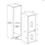 HLADILNIK IN ZAMRZOVALNIK HAIER HBW7518CF