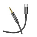 HOCO AUX KABEL UPA19 IZ TYPE C NA 3.5 MM (1M) ČRN