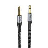 HOCO AUX KABEL UPA26 Z IZHODOM 3,5 MM (1M) ČRN
