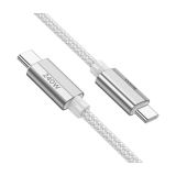 HOCO PODATKOVNI POLNILNI KABEL U134 TYPE C NA TYPE C 1,8M 240W 5A - SIV PLETEN